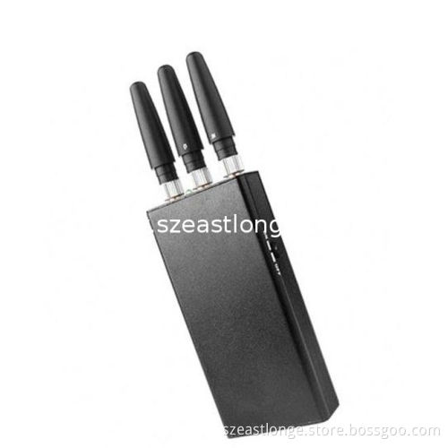 Cdma / Gsm Gps Signal Jammer 24dbm , Antenna Signal Blocker For Military